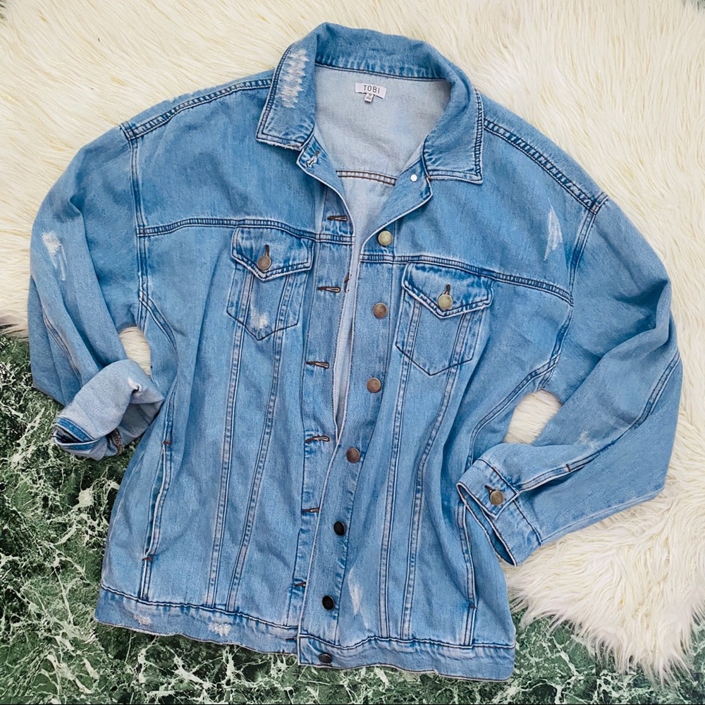 TOBI Oversized Denim Jacket